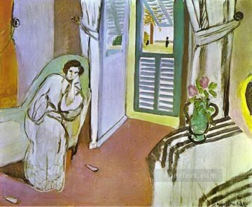  matisse arte - Mujer en un sofá 1920 fauvismo abstracto Henri Matisse